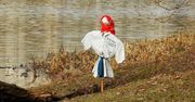 Powitanie wiosny z "Zameczkiem" w Bliżynie. Było topienie Marzanny i spacer w poszukiwaniu oznak zielonej pory roku