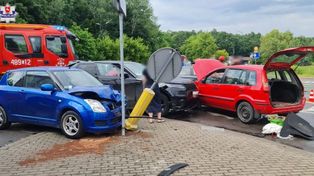 Zignorowała znak STOP. Trzy kobiety zderzyły się na skrzyżowaniu