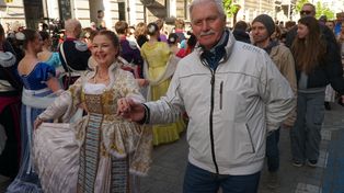 Zatańczyli poloneza na środku ulicy! Tak poznaniacy świętują Międzynarodowy Dzień Tańca