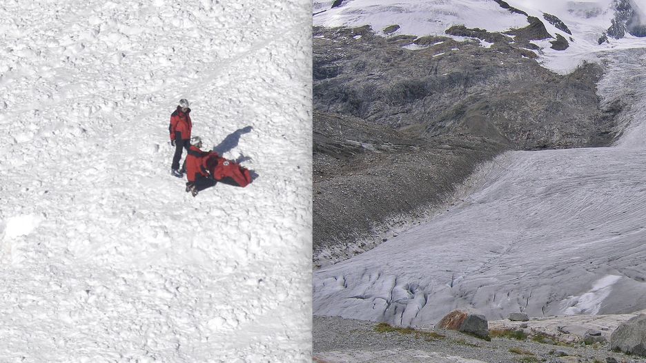 Topniejący lodowiec Schlatenkees w Tyrolu "rodzi" kolejne ciała ofiar alpinizmu