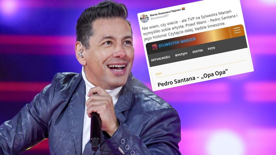 Pedro Montana wykonujący "swój najbardziej rozpoznawalny utwór"
