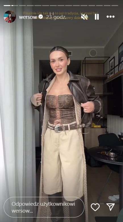 Wersow w modnej stylizacji na festiwalu
