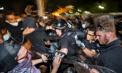 USA. Protesty po zabiciu George'a Floyda w Minneapolis. Zamieszki w Atlancie