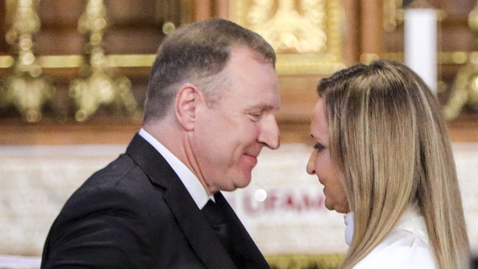 Joanna i Jacek Kurscy 18 lipca 2020 r. powiedzieli sobie sakramentalne "tak"