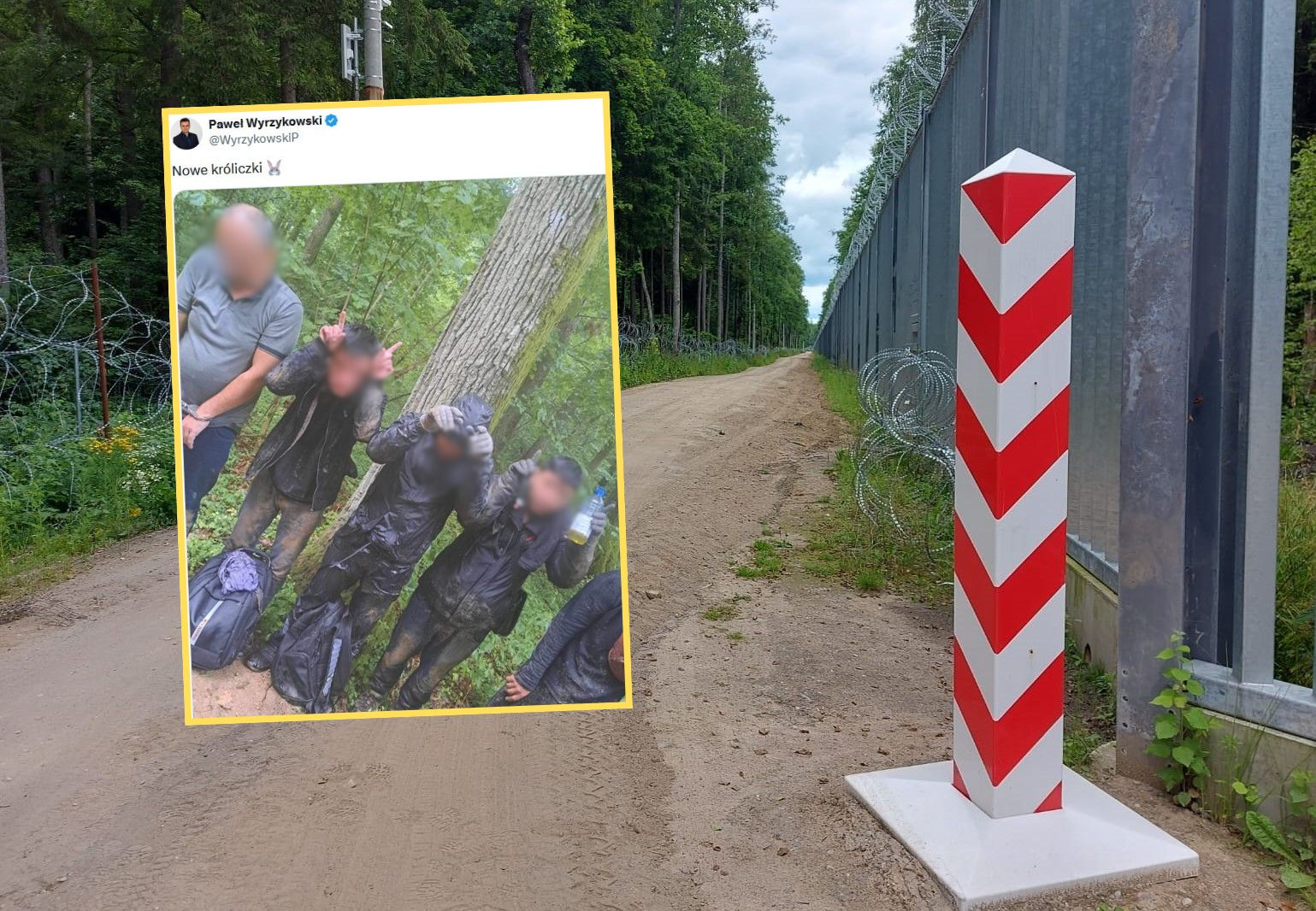 Paweł Wyrzykowski wrzucił zdjęcia upokarzanych migrantów
