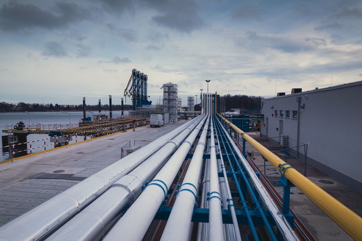 Morski Terminal Przeładunkowy ORLEN w Gdańsku gotowy w ponad 90 procentach