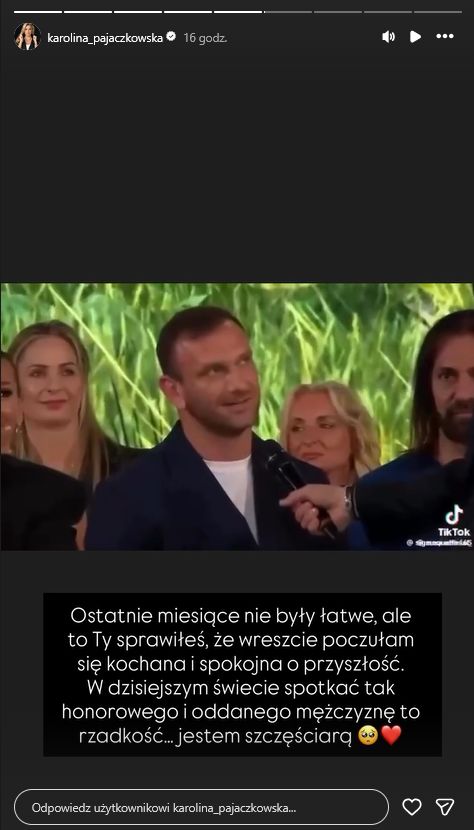 Karolina Pajączkowska zachwyca się nowym partnerem