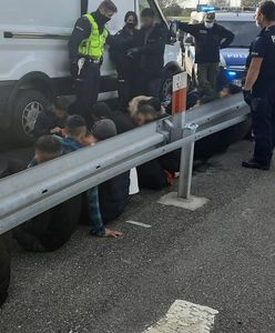 Niewyobrażalny ścisk. Policjanci zatrzymali busa z migrantami