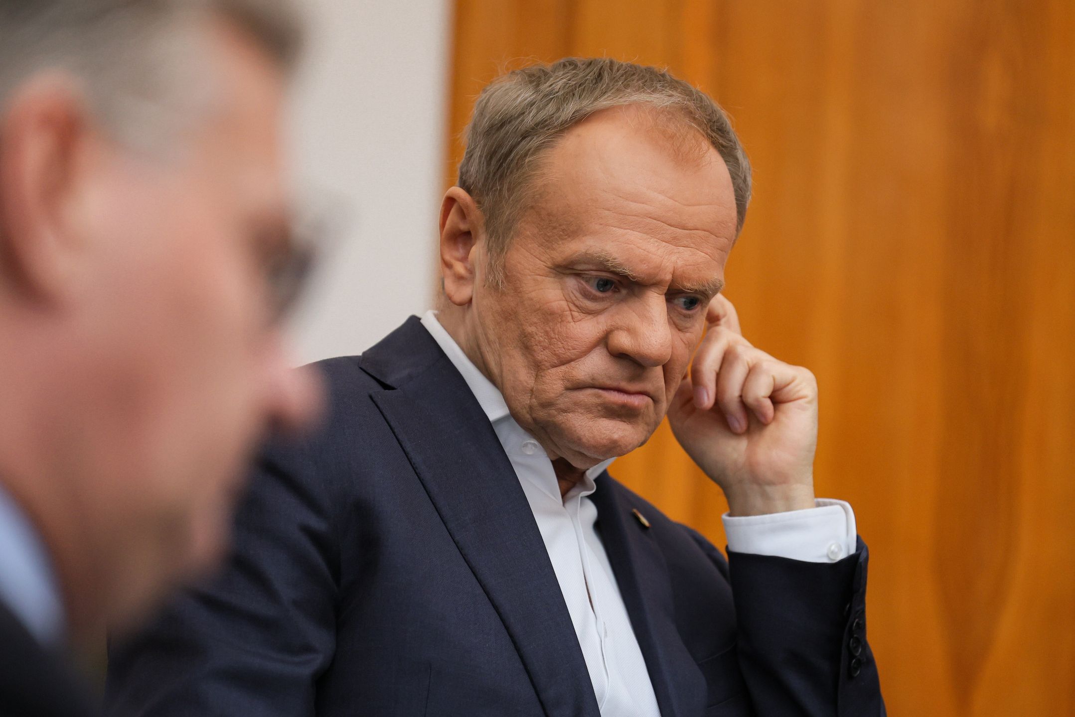 Donald Tusk, Andrzej Doma�ski, Krzysztof Paszyk, Marzena Czarnecka
Warszawa, 08.04.2025. Premier Donald Tusk na spotkaniu z przedstawicielami bran�y motoryzacyjnej w siedzibie KPRM w Warszawie, 8 bm. (jm) PAP/Pawe� Supernak
Pawe� Supernak
bra�a motoryzacyjna, KPRM, polityka, spotkanie, polityk, ameryka�skie c�a, ce�, europejski przemys� motoryzacyjny, USA, Trumpa