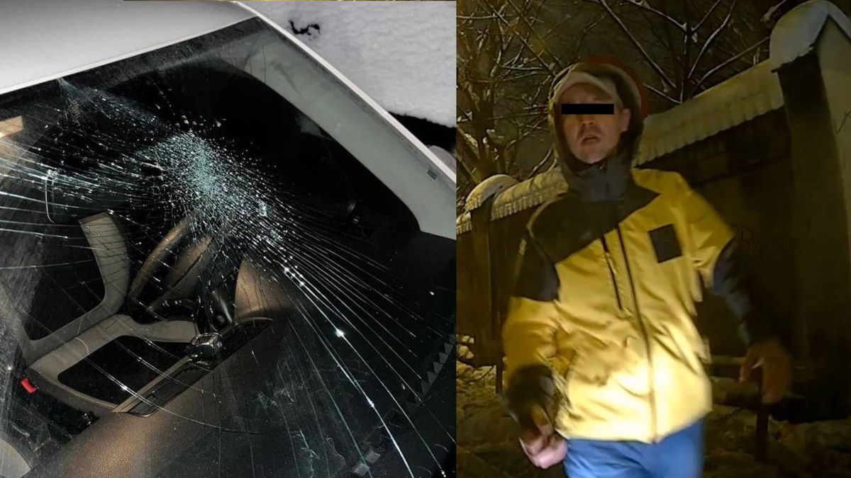 Uszkodzona szyba to efekt niespodziewanego ataku