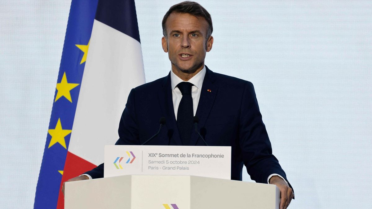 Archiwum zagraniczne East News 2024-10
France's President Emmanuel Macron holds a press conference at the end of closing session of the 19th Summit of the Francophonie at the Grand Palais in Paris, on October 5, 2024. French President hosts dozens of leaders of French-speaking countries for a summit he hopes will help boost French influence in a world beset by crises, in particular Africa. The leaders will gather from October 4 to 5 for the "Francophonie" summit, the first time the event has been held in France for 33 years. (Photo by Ludovic MARIN / AFP)
LUDOVIC MARIN
