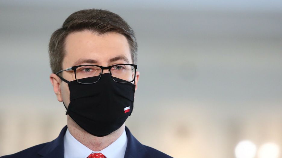 Rzecznik prasowy rządu Piotr Müller