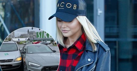 Ola Ciupa "potłukła" luksusowe audi. Przyjechała policja