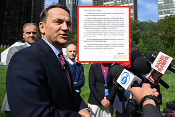 Radosław Sikorski opublikował list od autorki gróźb. "Bardzo żałuję"