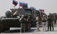 Bazy Kremla w Syrii pogrzebane. "Runęło jak domek z kart"