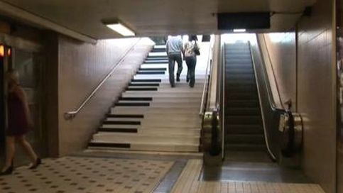 Interaktywne grające schody (wideo) 1