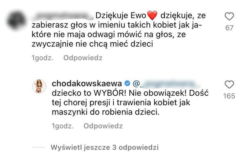 Ewa Chodakowska komentuje słowa Jarosława Kaczyńskiego