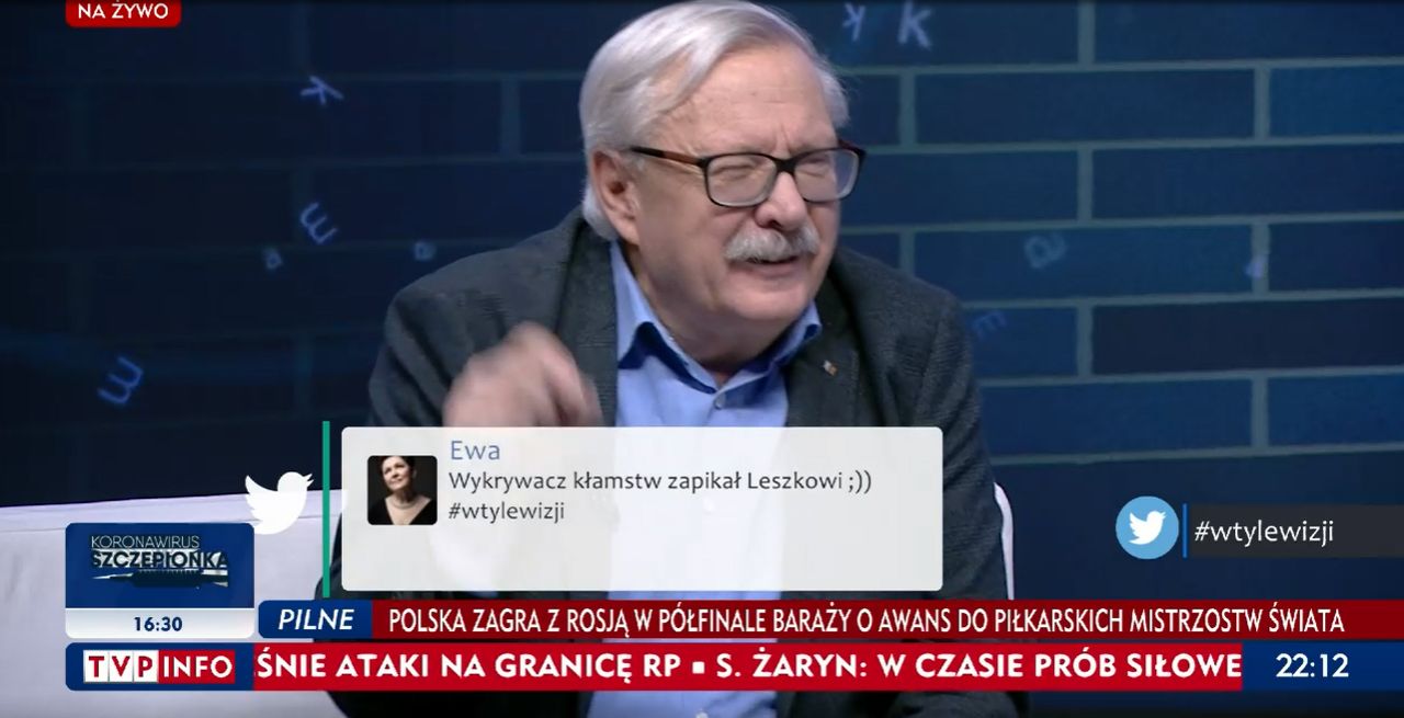 Marcin Wolski zarzucił Leszkowi Millerowi kłamstwo w programie na żywo