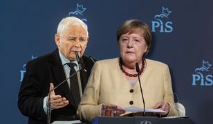 Kaczyński atakuje Merkel. Zwrócił się do Tuska