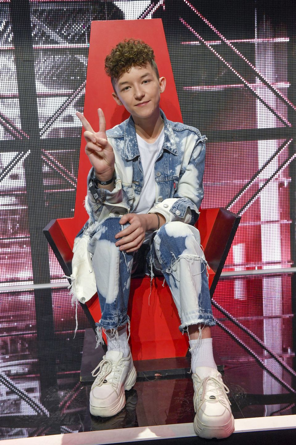Marcin Maciejczak za czasów udziału w "The Voice Kids"
