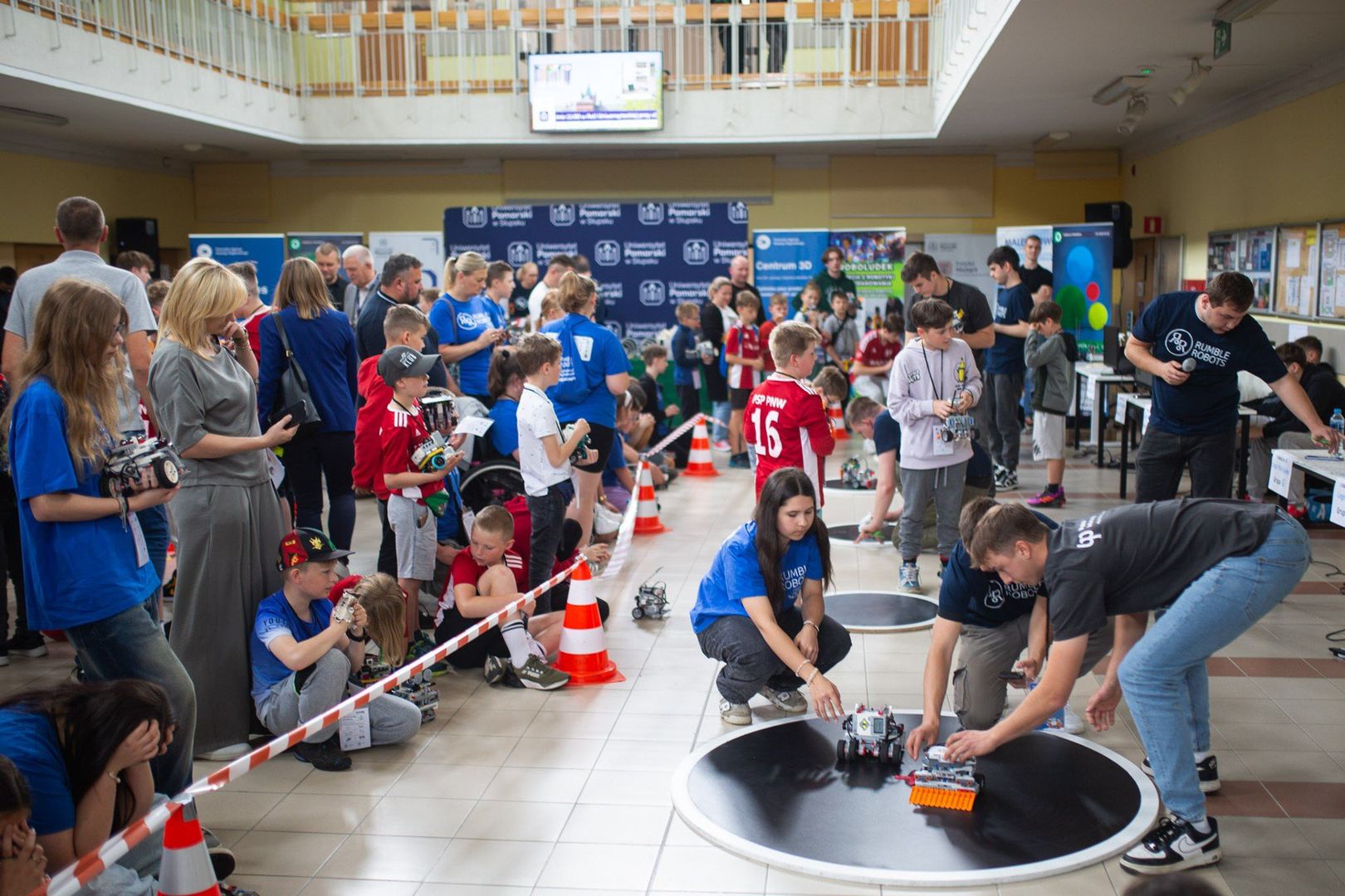 Ogólnopolski Turniej Robotów na Uniwersytecie Pomorskim w Słupsku.