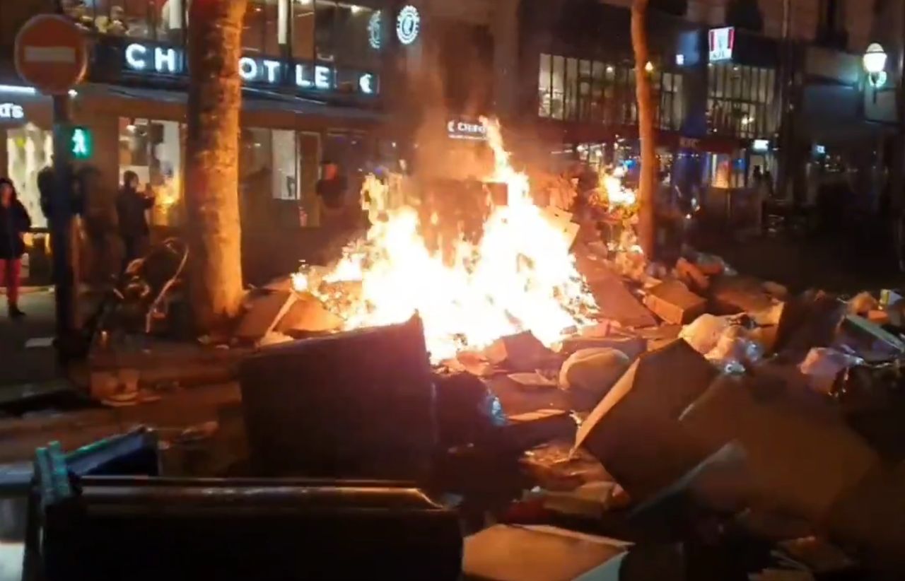 Zamieszki w Paryżu. Doszło do starć z policją