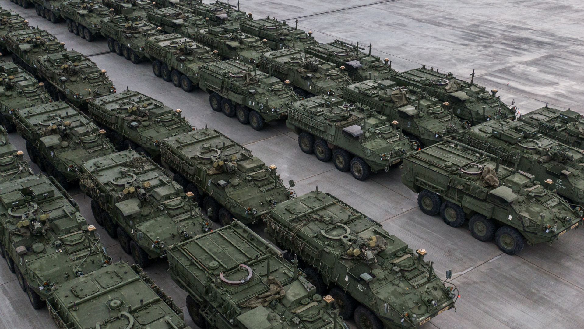 Sprzęt US Army rozładowany w Porcie Gdynia. Ma wzmocnić wschodnią flankę NATO. 4 lutego 2022 roku