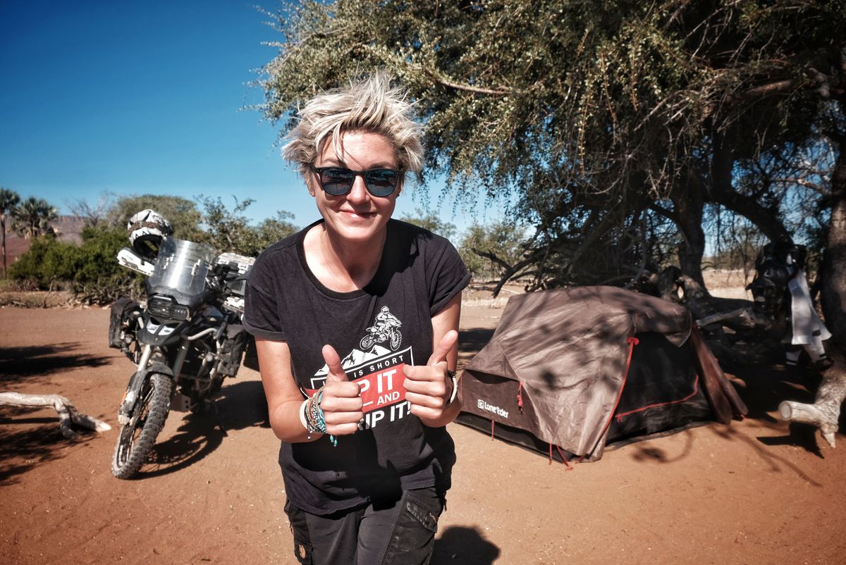 Kinga Tanajewska podróżuje na motocyklu od blisko 5 lat 