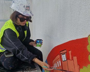 Toruń. Uczniowie zaprojektowali "Społeczny Herb Podgórza". We wtorek odsłonięcie muralu