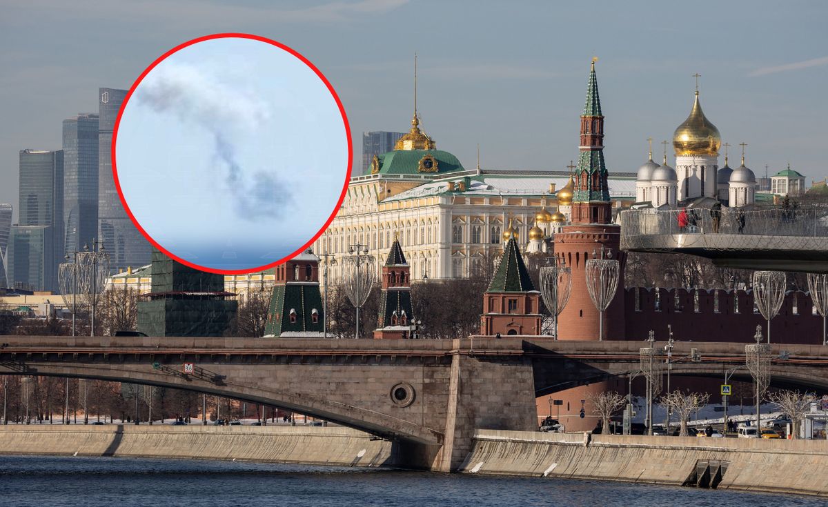 Dziś zestrzelono nad Moskwą kolejnego drona