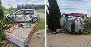 Miszewko Strzałkowskie: Pojazd zatrzymał się na ogrodzeniu