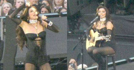 Shania Twain wystroiła się na koncert, ale nie wszyscy to docenili. Część komentujących zionie ageizmem: "NIE WYPADA" (FOTO)