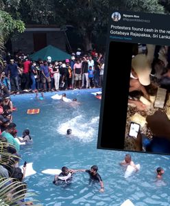 Chaos na Sri Lance. Odkrycie w rezydencji prezydenta