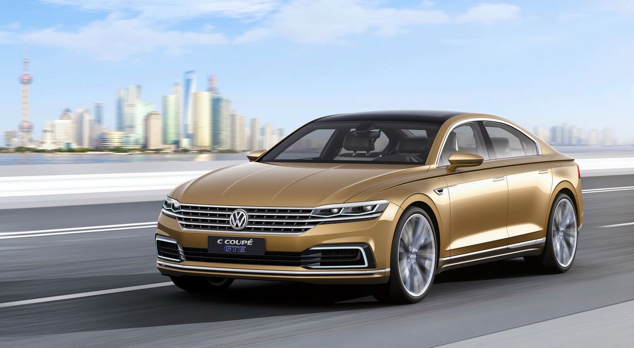 Volkswagen C Coupé GTE przedstawiony w trakcie Auto Shanghai 2015