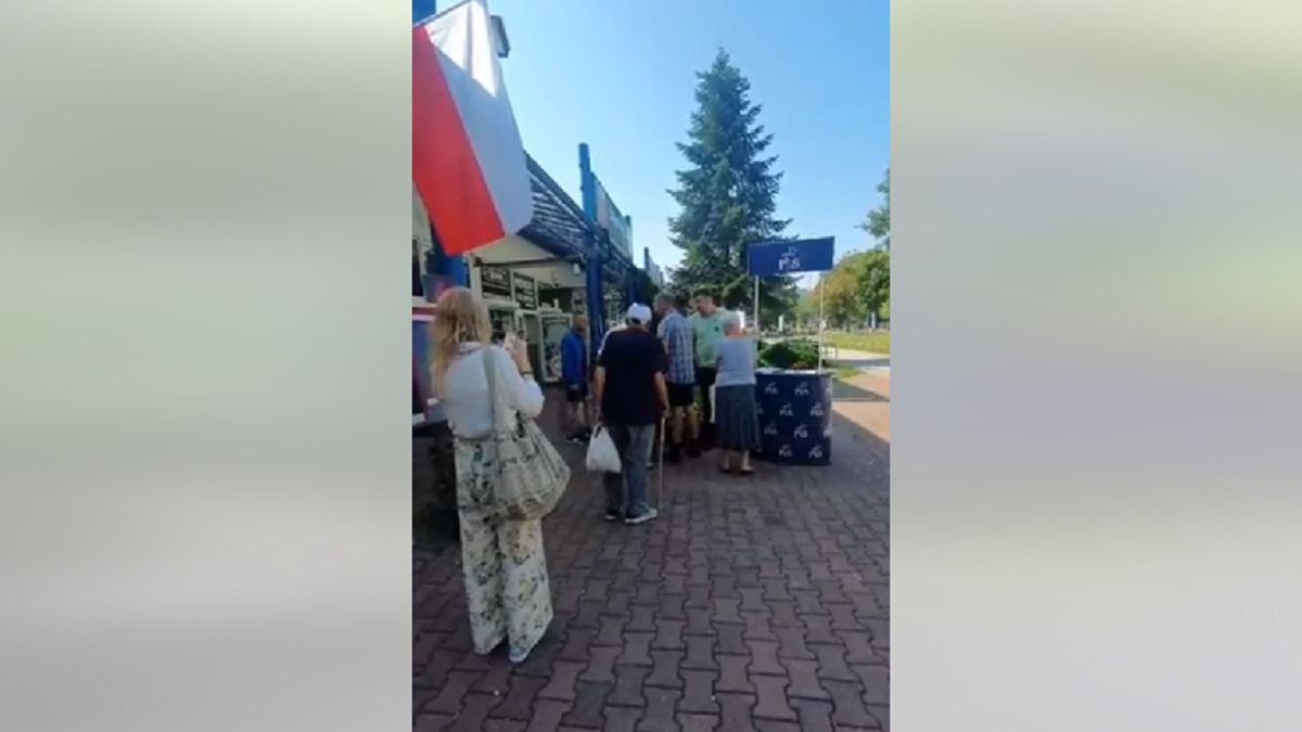 Ogromna awantura podczas zbierania podpisów na rzecz PiS. 