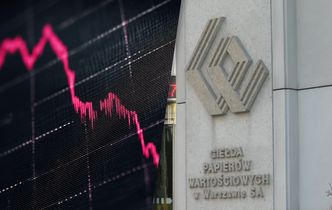 Polska giełda próbuje wyrwać się z czerwieni, ale dominują spadki