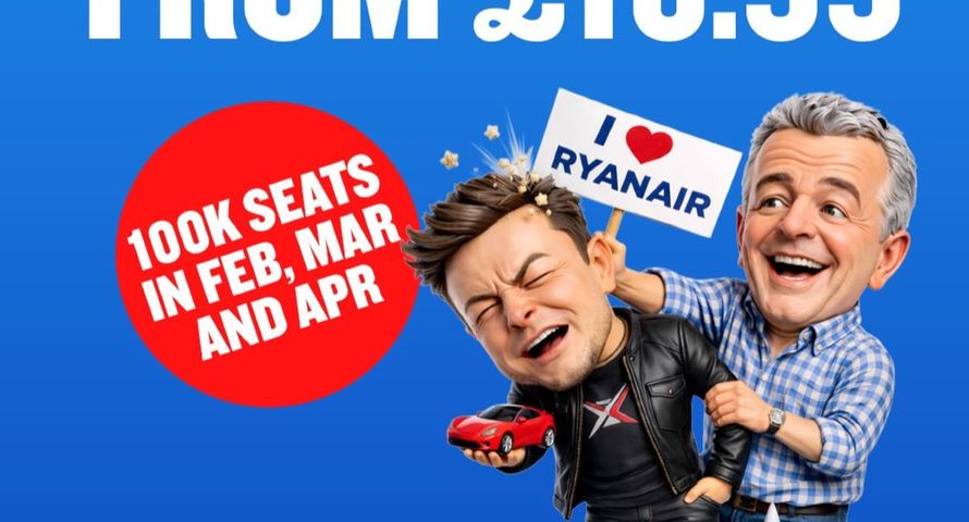 Ryanair z promocją dla "wielkich idiotów". To pstryczek w nos Elona Muska