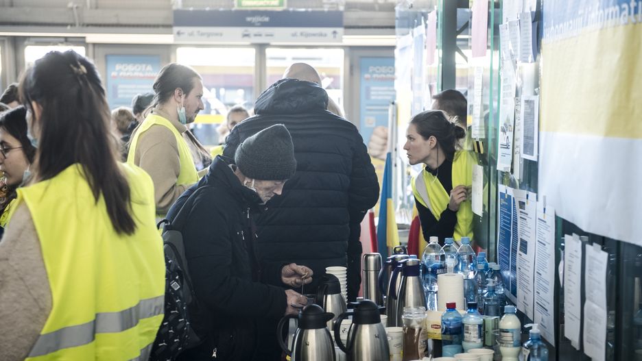 Uchodźcy z Ukrainy w Warszawie, fot. Mieszko Piętka/AKPA