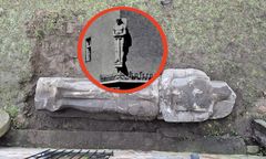 Zniknęła w 1945 roku. Rzeźba z hitlerowskiego obiektu odnaleziona