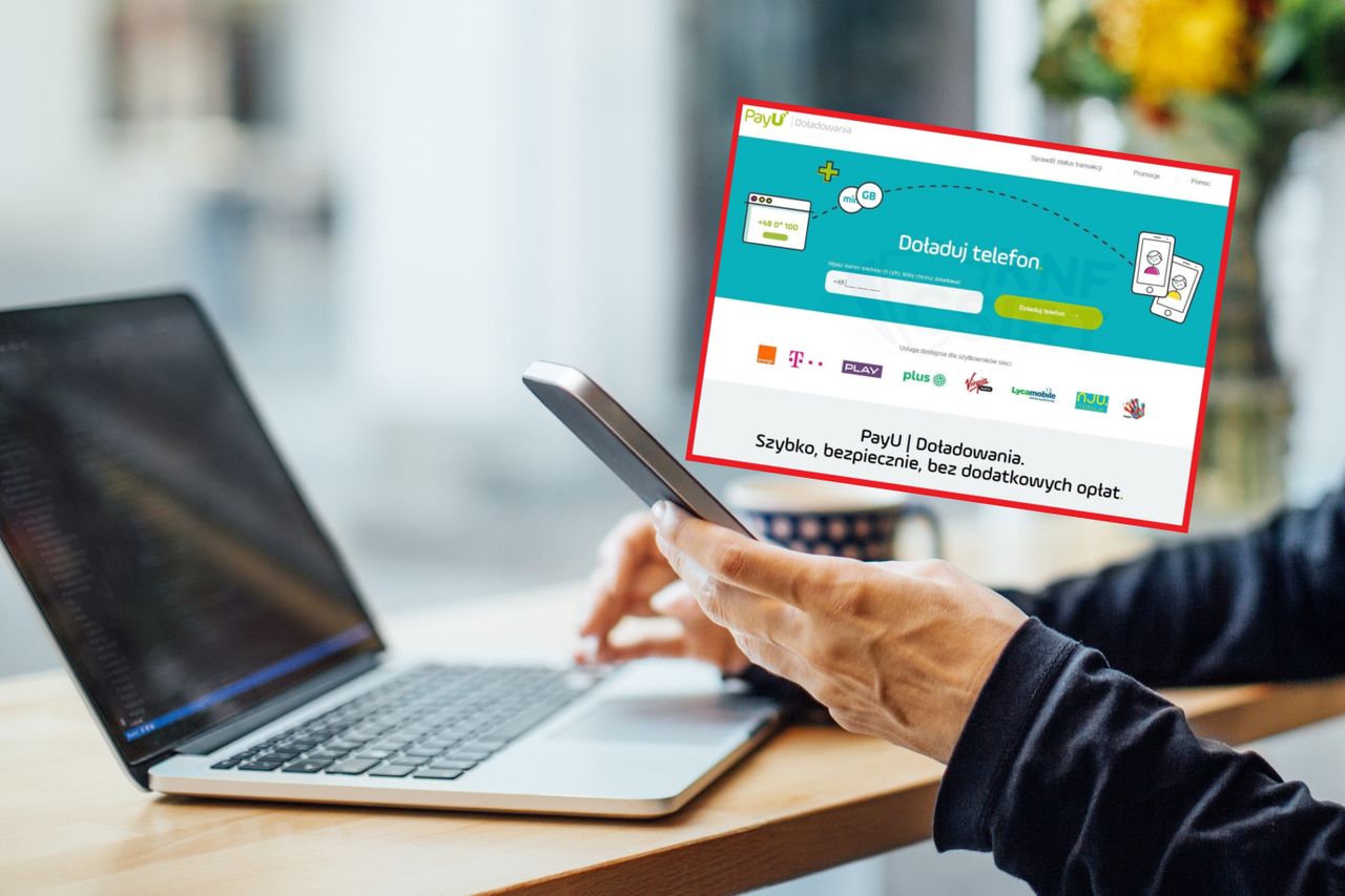 Chcesz doładować telefon? Uważaj na fałszywe strony PayU