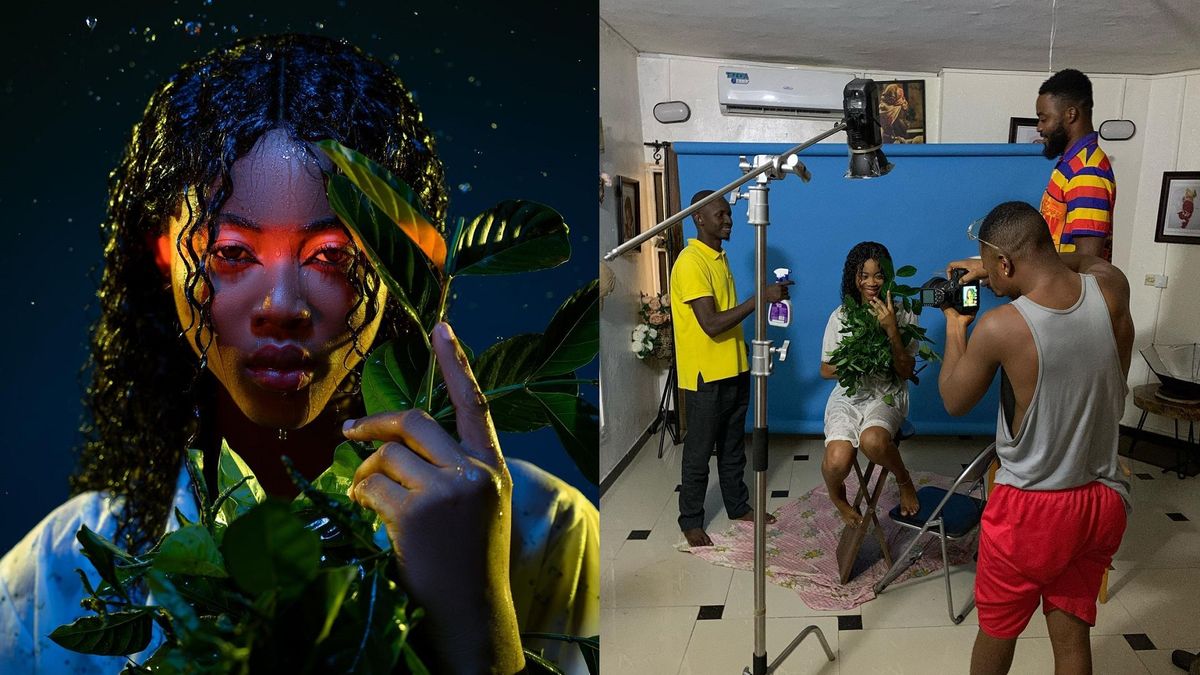 Nigeryjski fotograf pokazuje, jak jego praca wygląda od kulis.