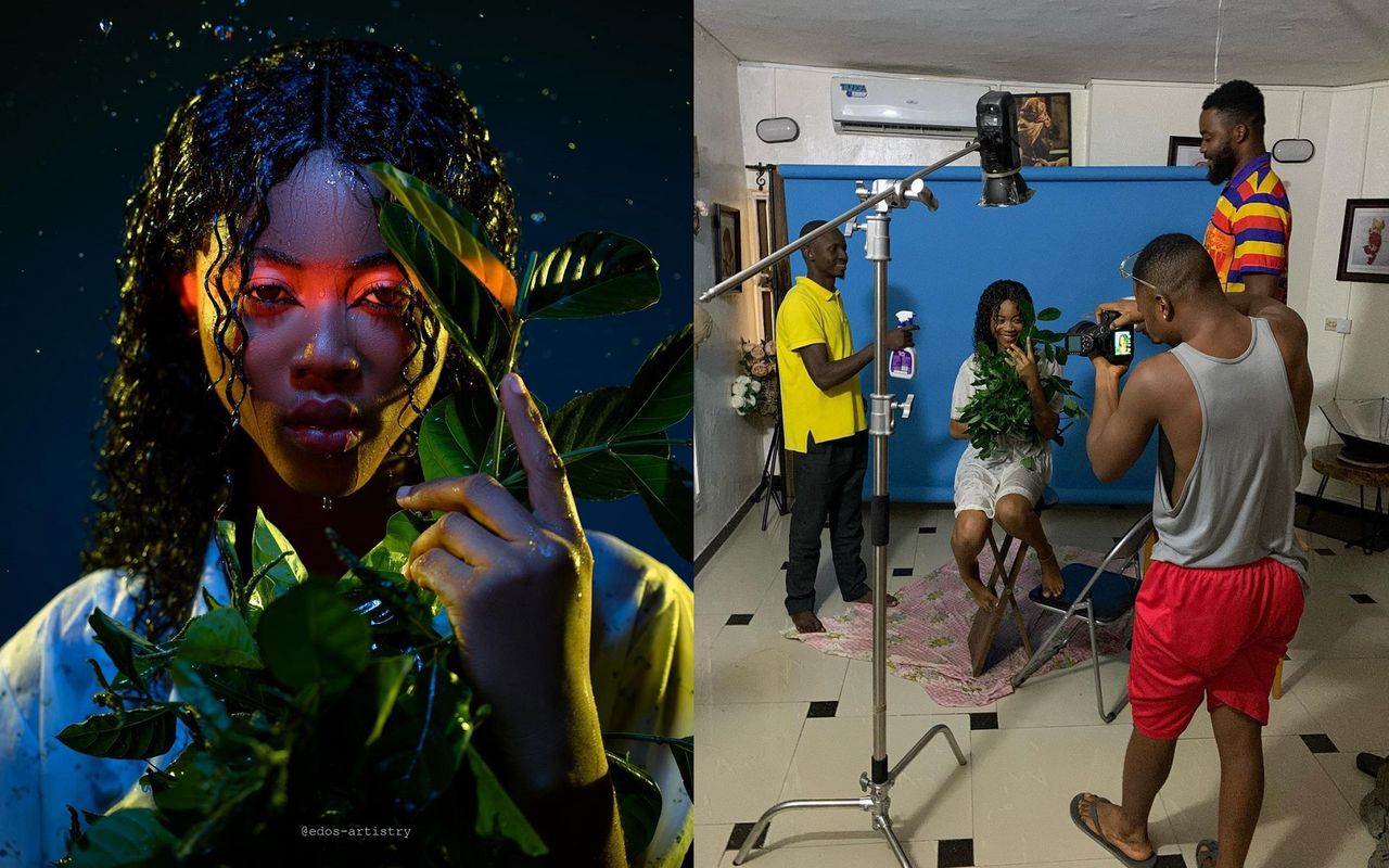 Nigeryjski fotograf pokazuje, jak jego praca wygląda od kulis.