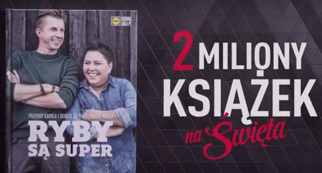 Dorota Wellman i Karol Okrasa reklamują książki o rybach w promocji Lidla (wideo)