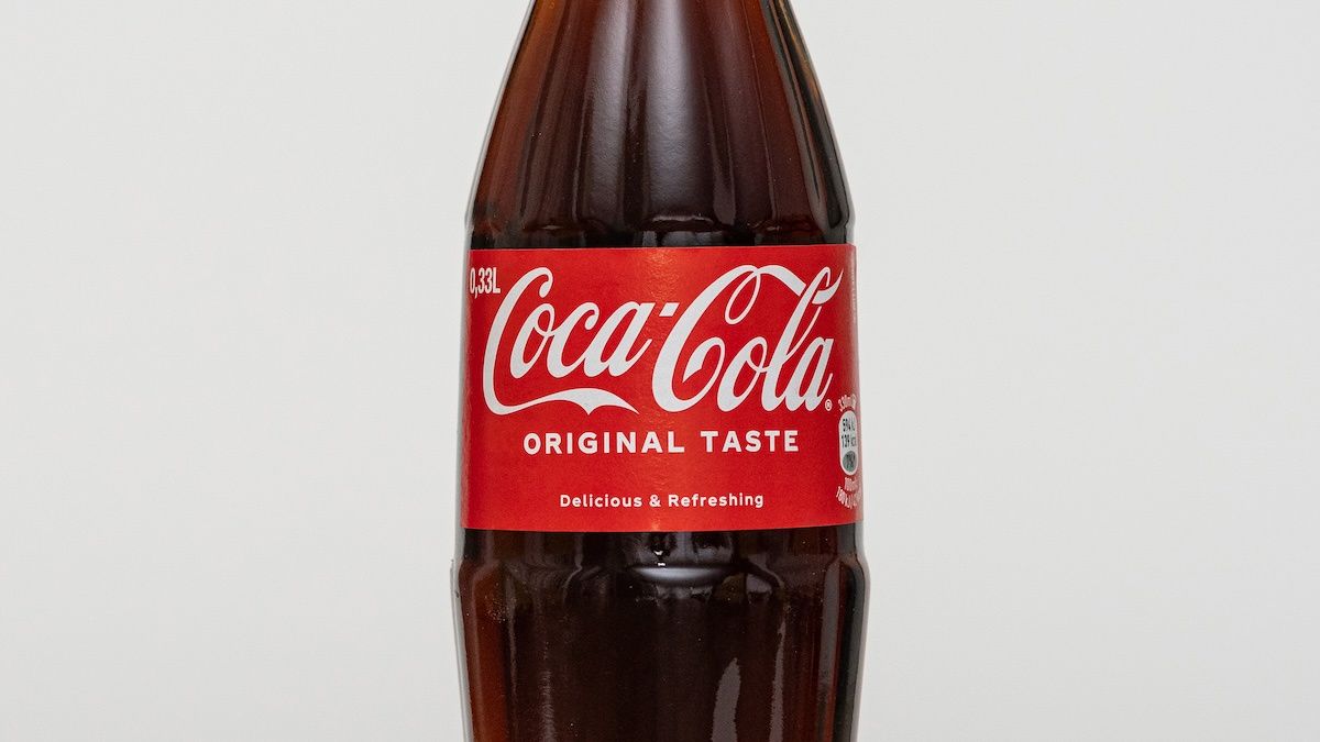 Coca Cola w szklanej butelce