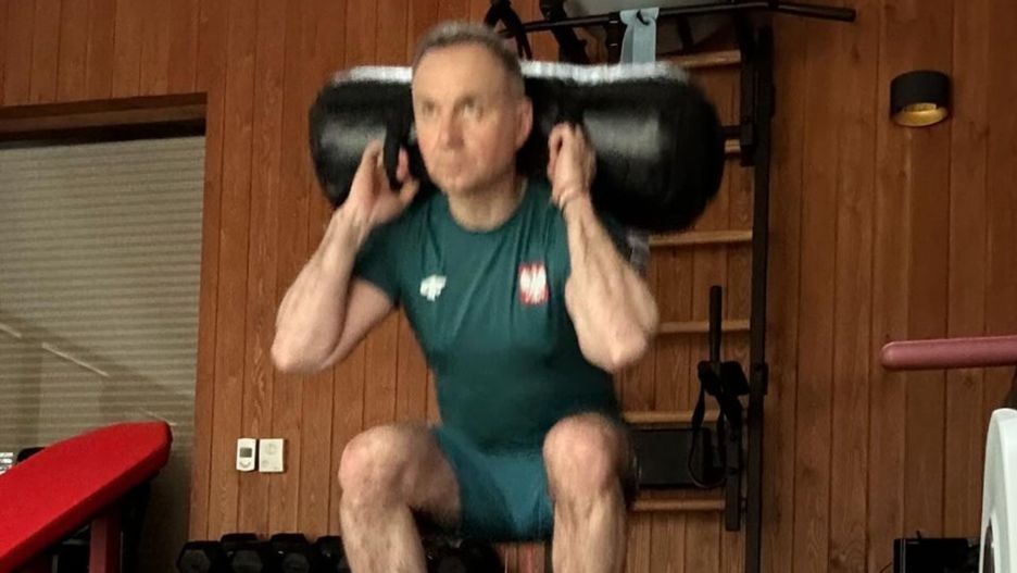 Andrzej Duda pokazał się na siłowni