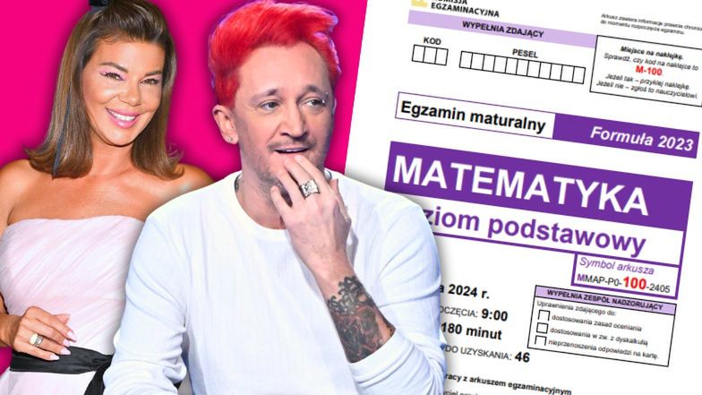 Matura z matematyki z Pudelkiem: "Jeśli Edyta Górniak jest na Ziemi od 4000 lat, a urodziła się w 1972 roku, ile ma lat?"