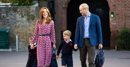 STYLOWE MAMY: Kate Middleton i jej kwiecista szmizjerka na początek roku szkolnego