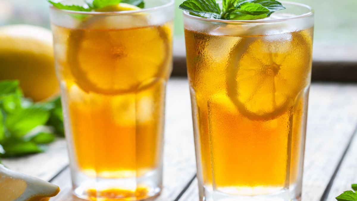 Orzeźwiająca lemoniada z zielonej herbaty