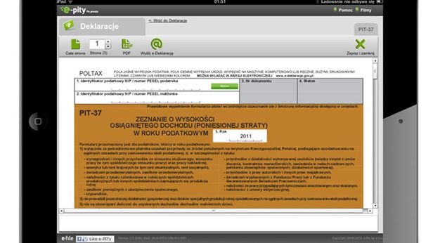 Rozlicz PIT-a na tablecie 1