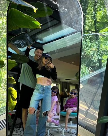 Lewandowscy we czwórkę (Instagram)